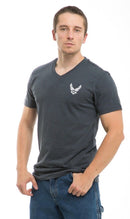 Rapid Dominance US Patriotic Military V-Neck Army Air Force Coast Guard Marines Navy T-Shirts-Serve The Flag 10 image