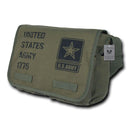 U.S. US USA Army Military Shoulder Courier Messenger Bag Bags Vintage Olive-Serve The Flag 1 image
