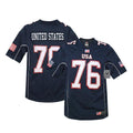 Rapid Dominance Sports Practice Graphic USA Football Jersey-Serve The Flag