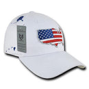 USA American Flag Patriotic Embroidered Globe Low Crown Dad Baseball Caps Hats-Serve The Flag 14 image