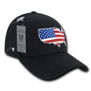 USA American Flag Patriotic Embroidered Globe Low Crown Dad Baseball Caps Hats-Serve The Flag 8 image