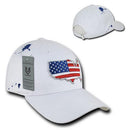 USA American Flag Patriotic Embroidered Globe Low Crown Dad Baseball Caps Hats-Serve The Flag 6 image