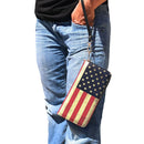 USA American Flag Wallet Purse Wristlet Gifts For Women Mom Girlfriend Wife-Serve The Flag 7 image