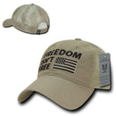 USA Flag Freedom United Patriotic Military Relaxed Fit Trucker Baseball Cap Hats-Serve The Flag 45 image