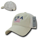USA Flag Freedom United Patriotic Military Relaxed Fit Trucker Baseball Cap Hats-Serve The Flag 69 image