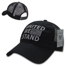 USA Flag Freedom United Patriotic Military Relaxed Fit Trucker Baseball Cap Hats-Serve The Flag 71 image
