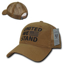 USA Flag Freedom United Patriotic Military Relaxed Fit Trucker Baseball Cap Hats-Serve The Flag 72 image