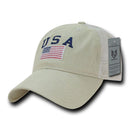 USA Flag Freedom United Patriotic Military Relaxed Fit Trucker Baseball Cap Hats-Serve The Flag 28 image