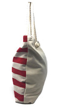 USA Flag Patriotic Canvas Reusable Eco Grocery Shopping Beach Gym Work Tote Bag-Serve The Flag 2 image