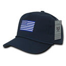 USA Flag Patriotic Embroidered Cotton 5 Panel Dad Golf Caps Hats-Serve The Flag 11 image