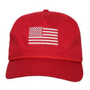 USA Flag Patriotic Embroidered Cotton 5 Panel Dad Golf Caps Hats-Serve The Flag 13 image