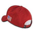USA Flag Patriotic Embroidered Cotton 5 Panel Dad Golf Caps Hats-Serve The Flag 17 image