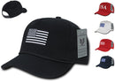 USA Flag Patriotic Embroidered Cotton 5 Panel Dad Golf Caps Hats-Serve The Flag 2 image