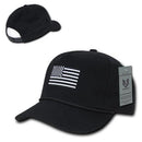 USA Flag Patriotic Embroidered Cotton 5 Panel Dad Golf Caps Hats-Serve The Flag 3 image
