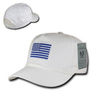 USA Flag Patriotic Embroidered Cotton 5 Panel Dad Golf Caps Hats-Serve The Flag 6 image