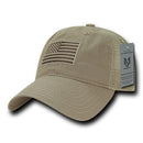 USA Flag Tonal Patriotic Relaxed Fit Trucker Cotton Baseball Caps Hats-Serve The Flag 12 image