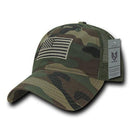 USA Flag Tonal Patriotic Relaxed Fit Trucker Cotton Baseball Caps Hats-Serve The Flag 16 image