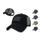 USA Flag Tonal Patriotic Relaxed Fit Trucker Cotton Baseball Caps Hats-Serve The Flag 1 image