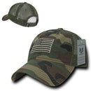 USA Flag Tonal Patriotic Relaxed Fit Trucker Cotton Baseball Caps Hats-Serve The Flag 6 image