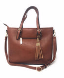 USA Flag Tote Satchel Handbag Wristlet Gift Set For Women Wife Mom Girlfriend-Serve The Flag 27 image