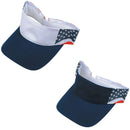 USA US Patriotic American Flag Stars 100% Cotton Visors Sun Hat Beach Summer-Serve The Flag 3 image