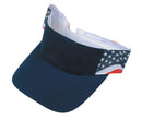 USA US Patriotic American Flag Stars 100% Cotton Visors Sun Hat Beach Summer-Serve The Flag 4 image