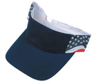 USA US Patriotic American Flag Stars 100% Cotton Visors Sun Hat Beach Summer-Serve The Flag 1 image