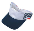 USA US Patriotic American Flag Stars 100% Cotton Visors Sun Hat Beach Summer-Serve The Flag
