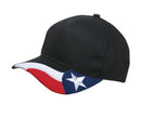 USA Texas Flag Patriotic 6 Panel Cotton Baseball Hats Caps Racing South States-Serve The Flag 1 image