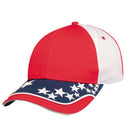 USA US Flag American Patriotic 6 Panel Cotton Twill Baseball Hats Caps Racing-Serve The Flag 1 image