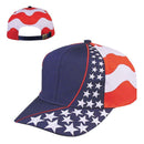 USA US Flag American Patriotic Stars 6 Panel Cotton Twill Baseball Hats Caps-Serve The Flag 2 image