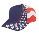 USA US Flag American Patriotic Stars 6 Panel Cotton Twill Baseball Hats Caps-Serve The Flag 3 image