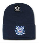 USAF Army USmc Marines Navy Coast Guard Logos Beanies Cuffed Long Knit Caps Hats-Serve The Flag 9 image