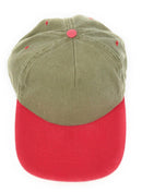 Washed Cotton Low Crown 6 Panel Baseball Relaxed Fit Dad Hats Caps-Serve The Flag 27 image