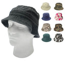Washed Cotton Sun Bucket Boonie Hats Caps Fitted Sizes Solid /Camo Fishermans Beach-Serve The Flag 1 image