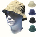 Washed Cotton Sun Bucket Boonie Hats Caps Fitted Sizes Solid /Camo Fishermans Beach-Serve The Flag 25 image