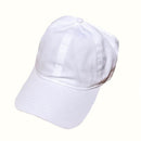 100% Cotton Ponytail Visor Baseball Caps Hats Flex Elastic Closure Womens Girls-Serve The Flag 18 image