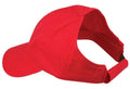 100% Cotton Ponytail Visor Baseball Caps Hats Flex Elastic Closure Womens Girls-Serve The Flag
