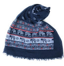 Casaba Women's Scarf Scarves Elephant Designs Indian Style-Serve The Flag 1 image