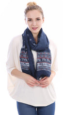 Casaba Women's Scarf Scarves Elephant Designs Indian Style-Serve The Flag 12 image