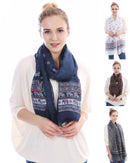 Casaba Women's Scarf Scarves Elephant Designs Indian Style-Serve The Flag 2 image