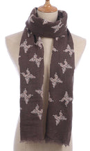 Casaba Women's Scarf Scarves Floral Soft Light Sheer-Serve The Flag 17 image