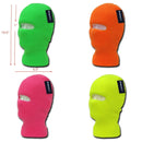 Youth Kids Girls Boys Balaclava Beanies Neon Fluorescent Ski Eye Hole Face Mask-Serve The Flag 13 image
