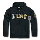 Zip Fleece Hoodie Sweatshirt Military Navy Air Force Army Coast Guard Marines-Serve The Flag 4 image