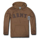 Zip Fleece Hoodie Sweatshirt Military Navy Air Force Army Coast Guard Marines-Serve The Flag 5 image