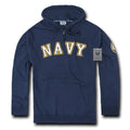 Zip Fleece Hoodie Sweatshirt Military Navy Air Force Army Coast Guard Marines-Serve The Flag
