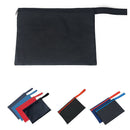 Large 12inch Bank Documents Deposit Bags Carry Pouch With Handle Zippered-Serve The Flag 2 image